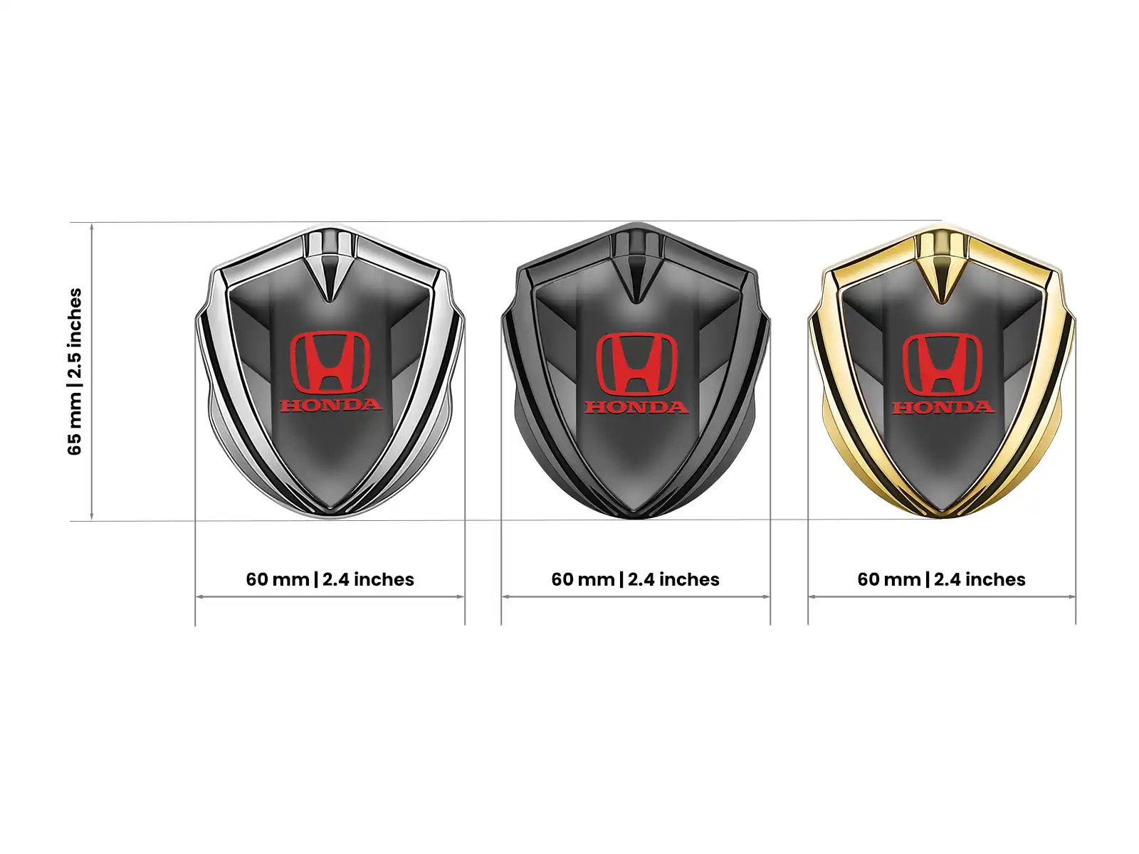 Honda Individuelles Auto Abzeichen Luxus Legierungsform